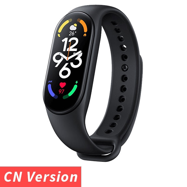 Xiaomi Mi Band 7 Smart Bracelet Fitness Tracker and Activity Monitor Smart Band 6 Color AMOLED Screen Bluetooth Waterproof Fitness Tracker and Activity Monitor Accessories DailyAlertDeals CN Version USA 