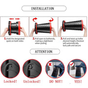 Portable Telescopic Folding Stool Outdoor Camping Retractable Stools for Travel Hiking Beach Chair Foldable Fishing Stool Chairs Folding Chairs & Stools DailyAlertDeals   