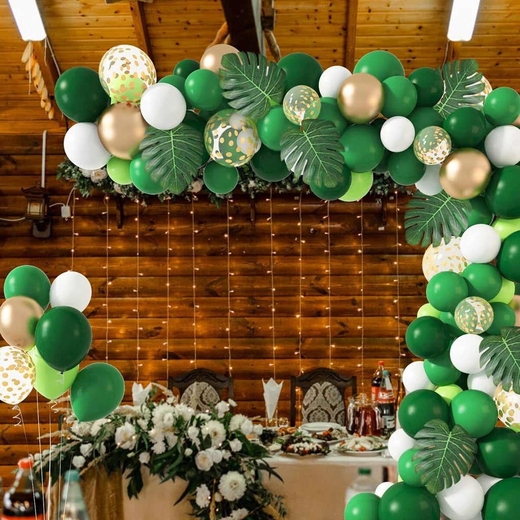 Green Balloon Garland Arch Kit Jungle Safari Party Baloon Wild One Birthday Party Decor Kids Baby Shower Latex Ballon Chain 0 DailyAlertDeals   