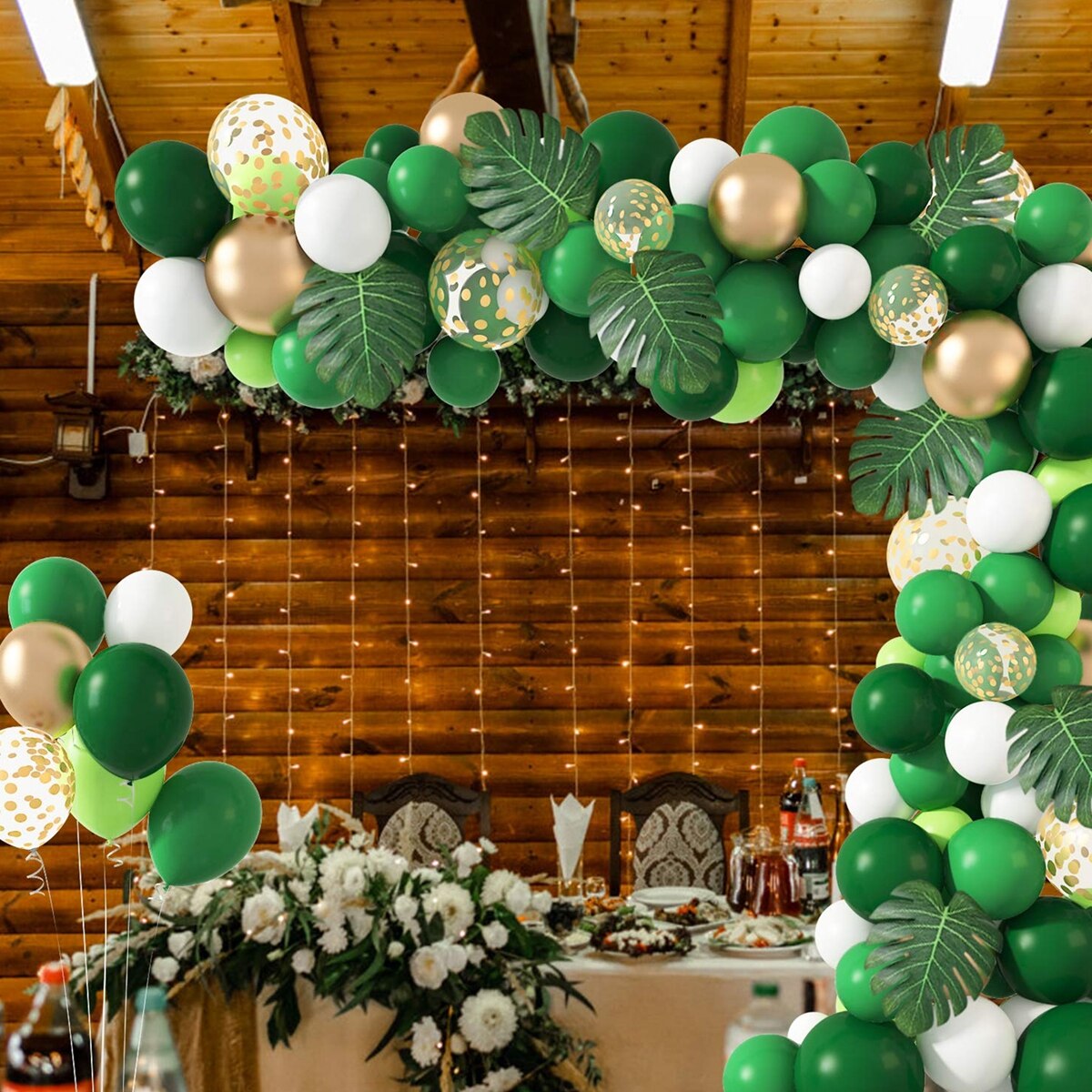 Green Balloon Garland Arch Kit Jungle Safari Party Baloon Wild One Birthday Party Decor Kids Baby Shower Latex Ballon Chain 0 DailyAlertDeals   