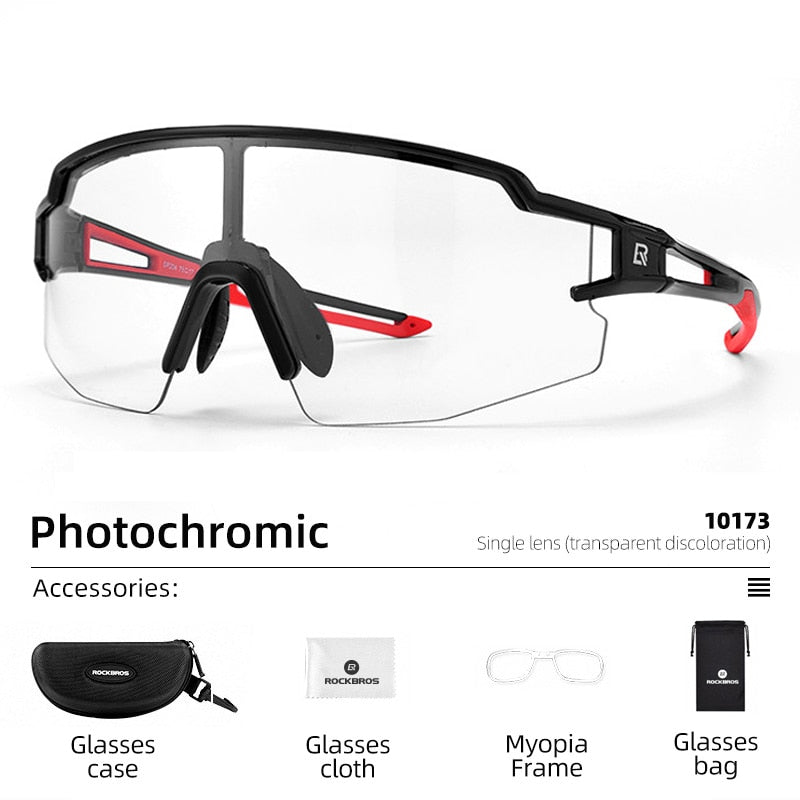 ROCKBROS Photochromic Cycling Glasses Bike Bicycle Glasses Sports Men&#39;s Sunglasses MTB Road Cycling Eyewear Protection Goggles 0 DailyAlertDeals 10173 China 