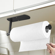 Punch-free Paper Towel Holder Stainless Steel Kitchen Under Cabinet Roll Rack Gold Black Bathroom Wall-mounted Tissue Hanger Facial Tissue Holders DailyAlertDeals   