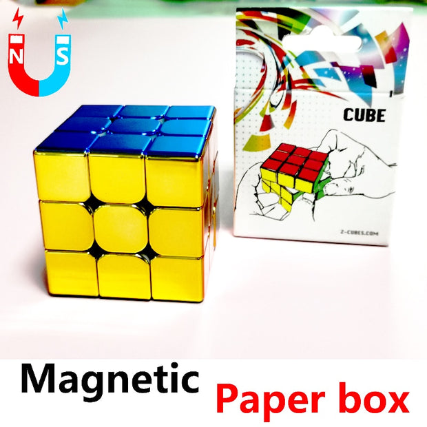 Cyclone Boys Plating 3x3x3 2x2 Magnetic Magic Cube 3x3 Professional Speed Puzzle 3×3 2×2 Children&#39;s Fidget Toy 3×3×3 Magnet Cubo 0 DailyAlertDeals Magnet 3x3 Carton  