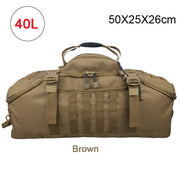 40L 60L 80L Men Army Sport Gym Bag Military Tactical Waterproof Backpack Molle Camping Backpacks Sports Travel Bags 0 DailyAlertDeals 40L Brown China 