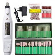 Professional Electric Nail Drill Machine Pedicure Manicure Drill Set Milling Cutters Set Nail File 20000RPM Polishing Equipment 0 DailyAlertDeals China 20000 white set 