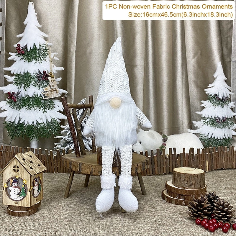 Christmas Doll Ornaments Merry Christmas Decorations For Home Table Decor Xmas Gift 2022 Navidad Happy New Year Decor 2023 Noel Christmas elf doll DailyAlertDeals Xmas doll 12 China 