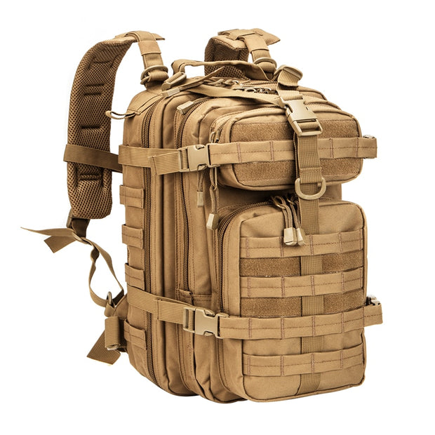 Men Army Military Tactical Backpack 1000D Polyester 30L 3P Softback Outdoor Waterproof Rucksack Hiking Camping Hunting Bags Men Army Military Tactical Backpack DailyAlertDeals TAN United States 