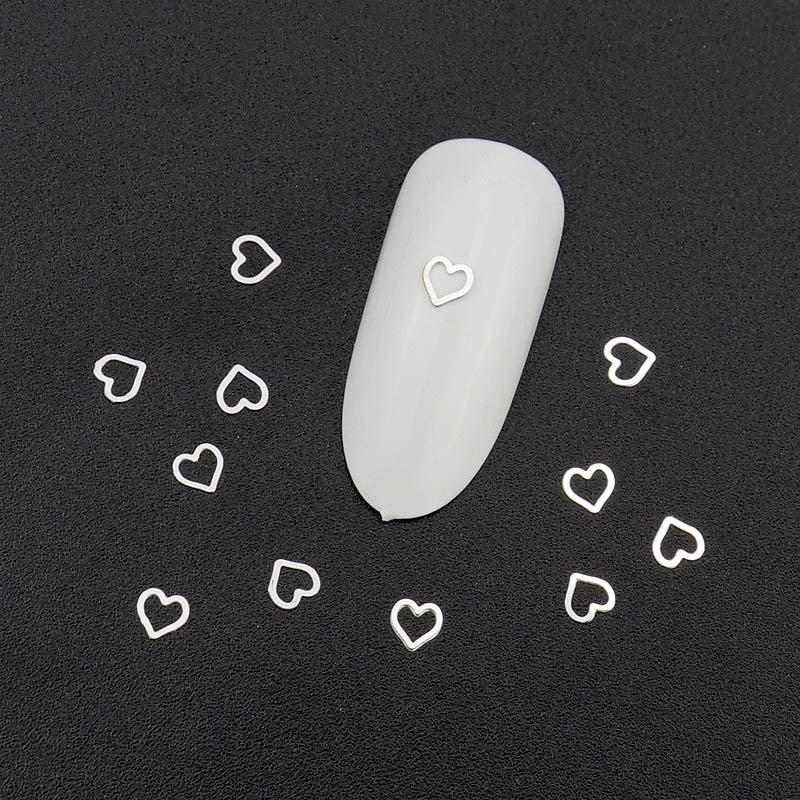 100Pcs/Lot Gold Metal Nail Decals Ultra-thin Flakes Nail Bling Rhinestone Cute 3D Nail Art Decorations Charm Nail Art Rivets 0 DailyAlertDeals 506  