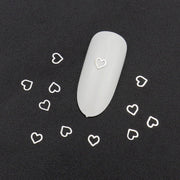 100Pcs/Lot Gold Metal Nail Decals Ultra-thin Flakes Nail Bling Rhinestone Cute 3D Nail Art Decorations Charm Nail Art Rivets 0 DailyAlertDeals 506  
