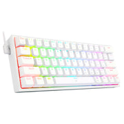 REDRAGON Fizz K617 RGB USB Mini Mechanical Gaming Wired Keyboard Red Switch 61 Key Gamer for Computer PC Laptop detachable cable 0 DailyAlertDeals China K617W-RGB Red Switch