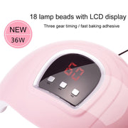 Nail Dryer LED Nail Lamp UV Lamp for Curing All Gel Nail Polish With Motion Sensing Manicure Pedicure Salon Tool Manicure Care Tool DailyAlertDeals   