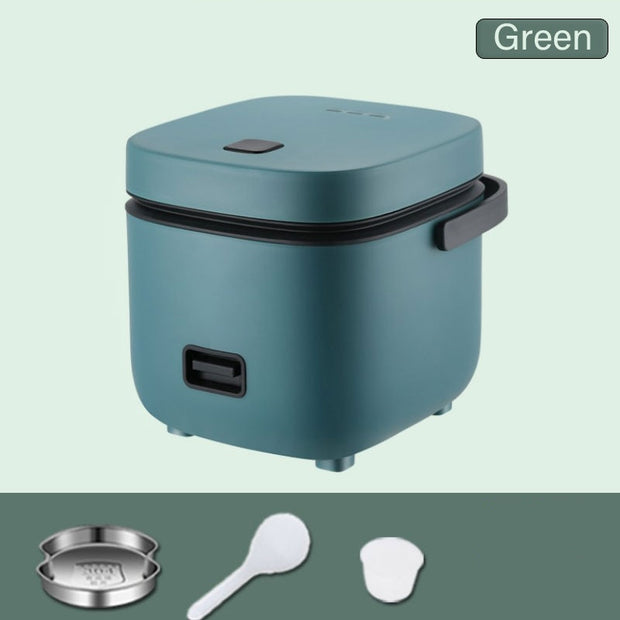 1.2L New Mini Rice Cooker Small 1-2 Person Rice Cooker Household Single Kitchen Small Household Appliances WIth Handle EU Plug 1.2L New Mini Rice Cooker DailyAlertDeals 1.2LGreen United States 220V|EU