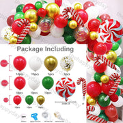 Christmas Balloon Arch Green Gold Red Box Candy Balloons Garland Cone Explosion Star Foil Balloons Christmas Decoration Party Christmas Balloons DailyAlertDeals G 102pcs christmas Other 
