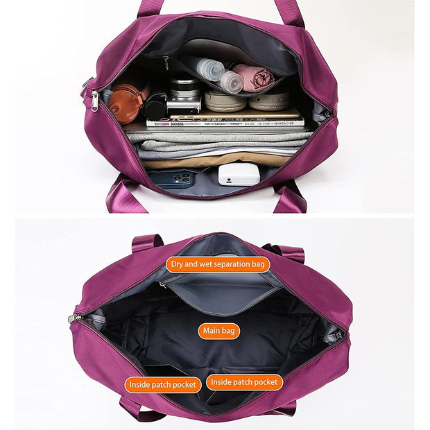 Folding Travel Bags Waterproof Tote Travel Luggage Bags for Women 2022 Large Capacity Multifunctional Travel Duffle Bags Handbag 0 DailyAlertDeals   