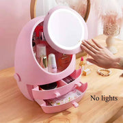 Fashion Big Capacity Cosmetic Storage Box Waterproof Dustproof Bathroom Desktop Beauty Makeup Organizer Skin Care Storage Drawer 0 DailyAlertDeals 51  