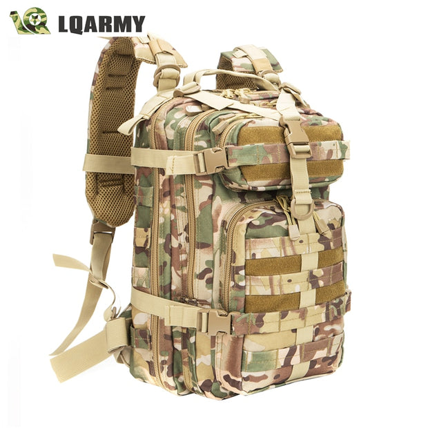 Men Army Military Tactical Backpack 1000D Polyester 30L 3P Softback Outdoor Waterproof Rucksack Hiking Camping Hunting Bags Men Army Military Tactical Backpack DailyAlertDeals Camo Green United States 