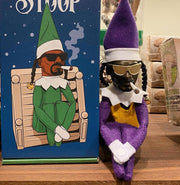 Snoop on a Stoop Christmas Elf Doll Snoop Dog Elf on the Shelf New Year Christmas Gift Toy 2022 Snoop on a Stoop elf doll DailyAlertDeals purple United States 