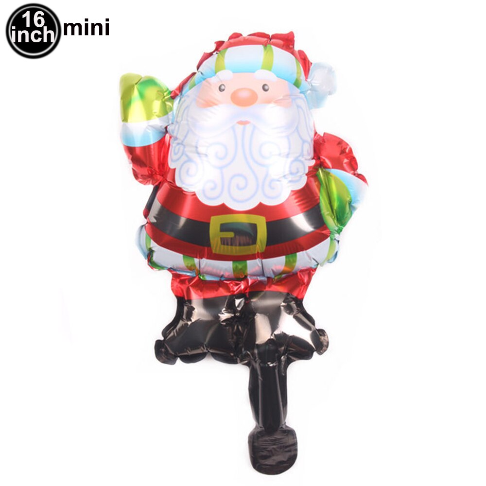1pc Jumbo Gingerbread Man Foil Balloons Christmas Balloon Xmas Helium Foil Balloon Christmas Party Supplies New Year Decoration 0 DailyAlertDeals mini Santa2 As pitures show 