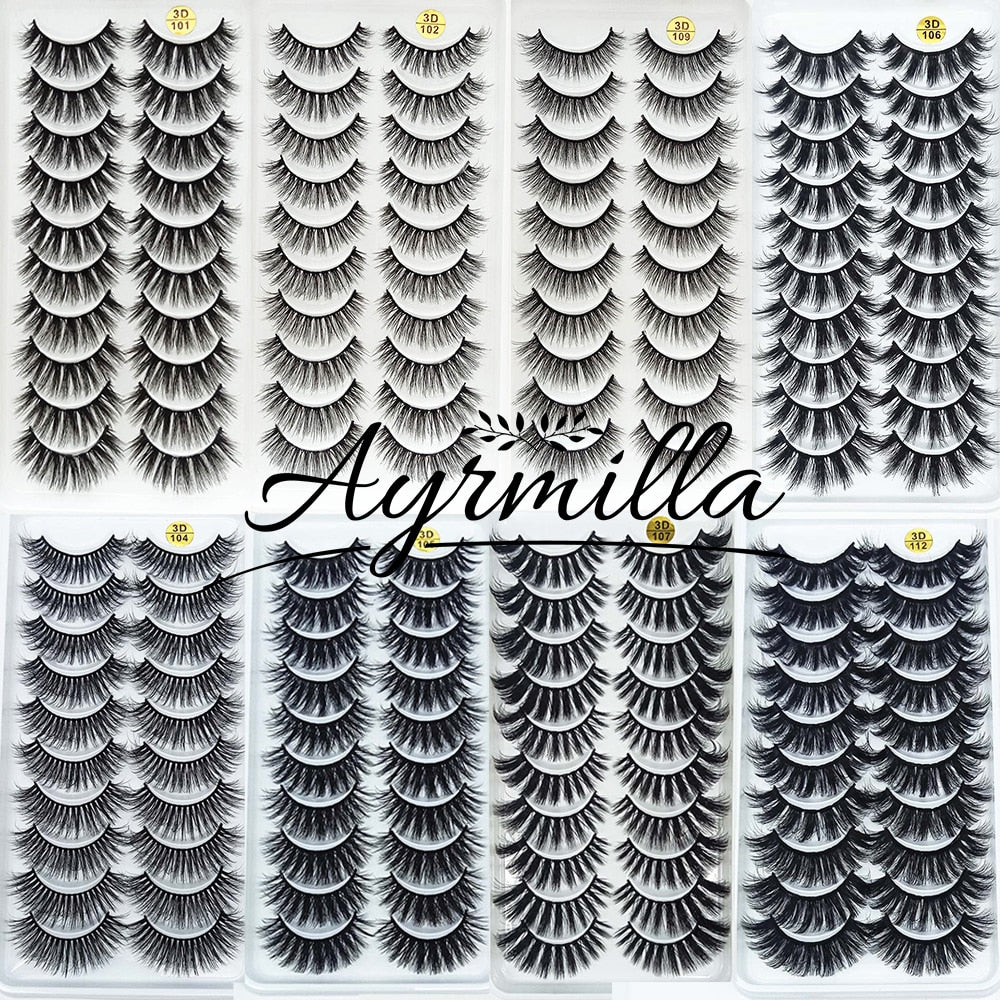 5/10Pairs 3D Mink Lashes Natural Eyelashes Dramatic False Eyelashes Faux Cils Makeup Wholesale Fake Eyelash Extension maquiagem 0 DailyAlertDeals   