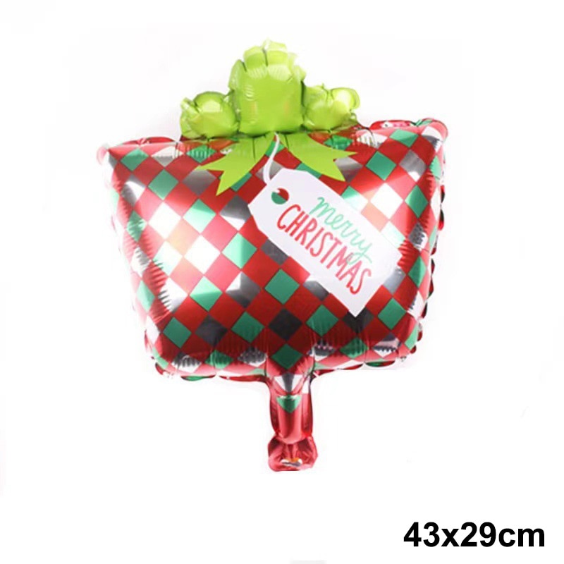 1pc Jumbo Gingerbread Man Foil Balloons Christmas Balloon Xmas Helium Foil Balloon Christmas Party Supplies New Year Decoration Balloons DailyAlertDeals mini gift As pitures show 