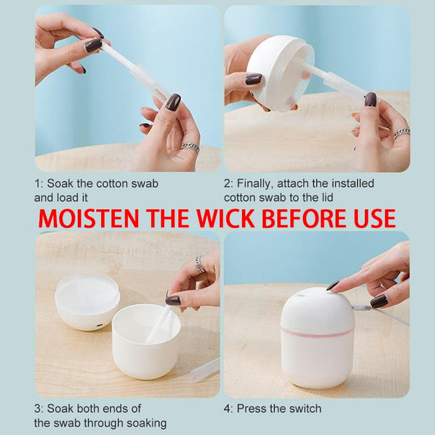 Humidifier USB Mute Humidifier Aromatherapy Desk Bedroom Desktop Portable Large Spray Car Purifier Portable Humidifiers DailyAlertDeals   