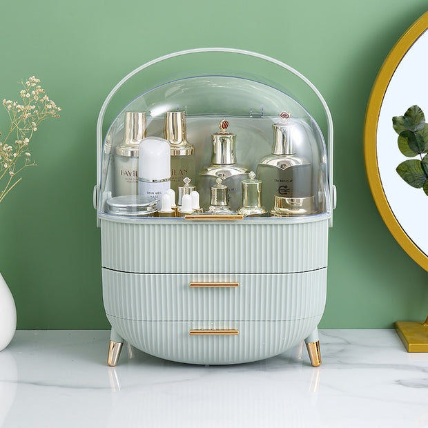 Fashion Big Capacity Cosmetic Storage Box Waterproof Dustproof Bathroom Desktop Beauty Makeup Organizer Skin Care Storage Drawer 0 DailyAlertDeals 2  