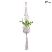 Macrame Handmade Plant Hanger Baskets Flower Pots Holder Balcony Hanging Decoration Knotted Lifting Rope Home Garden Supplies 0 DailyAlertDeals K  