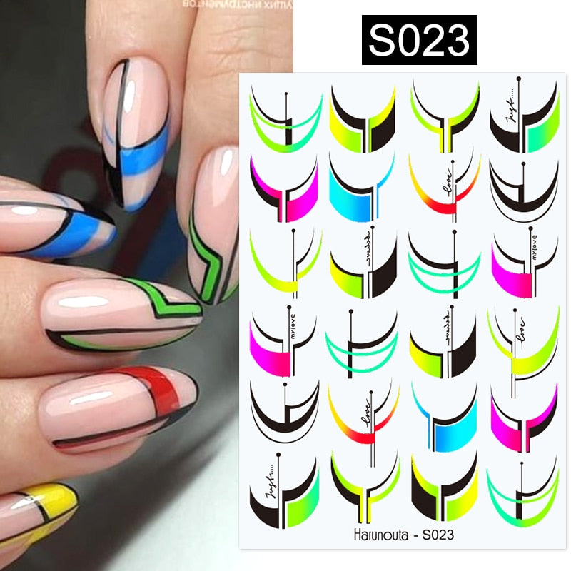 Harunouta Gold Leaf 3D Nail Stickers Spring Nail Design Adhesive Decals Trends Leaves Flowers Sliders for Nail Art Decoration 0 DailyAlertDeals S023  