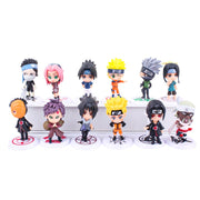6 Pcs/Lot NARUTO Sasuke Gaara Uchiha Madara Figure 7-8cm 2 Style Personality Base Mini Figurines Action & Toy Figures DailyAlertDeals   