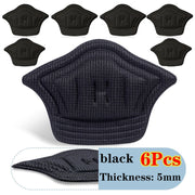 6pcs Insoles Patch Heel Pads for Sport Shoes Pain Relief Antiwear Feet Pad Adjustable Size Protector Back Sticker Cushion Insole 0 DailyAlertDeals Black 5mm-6pcs China 