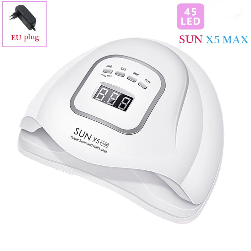 Nail Dryer LED Nail Lamp UV Lamp for Curing All Gel Nail Polish With Motion Sensing Manicure Pedicure Salon Tool Manicure Care Tool DailyAlertDeals China X5 Max 90W 