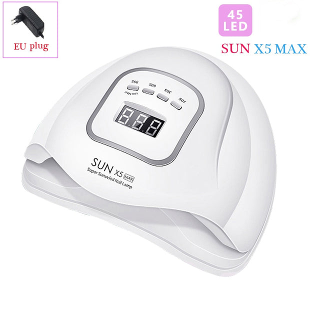 Nail Dryer LED Nail Lamp UV Lamp for Curing All Gel Nail Polish With Motion Sensing Manicure Pedicure Salon Tool 0 DailyAlertDeals China X5 Max 90W 