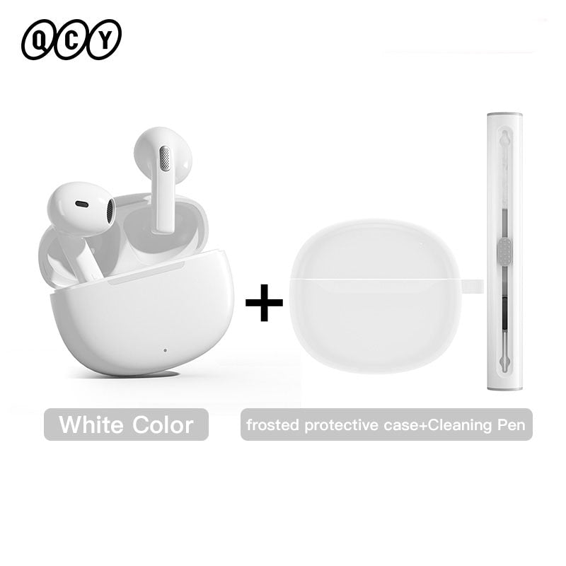 TWS Wireless Earphones Bluetooth 5.3 Earbuds 68ms Low Latency 13mm Driver HIFI Headphones 4 Mics+ENC HD Call Headsets TWS Wireless Earphones DailyAlertDeals T20 White Type 5 China 