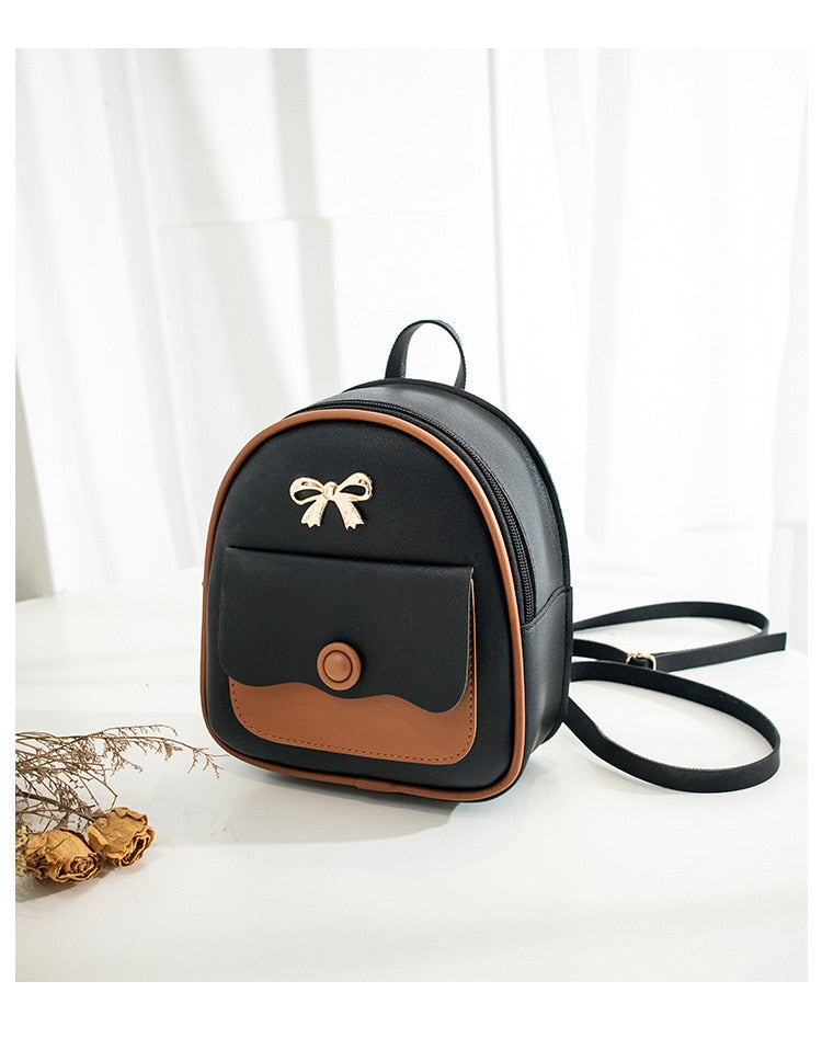 Fashion New Korean Style Mini Backpack Small Backless Bag Multi-Functional Girl Small Backpack 0 DailyAlertDeals   