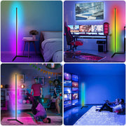 Modern Led Floor Lamp RGB Nordic Floor Lamps Living Room Indoor RGB Atmosphere Floor Light Standing Lamps for Bedroom Decoration RGB Lights DailyAlertDeals   