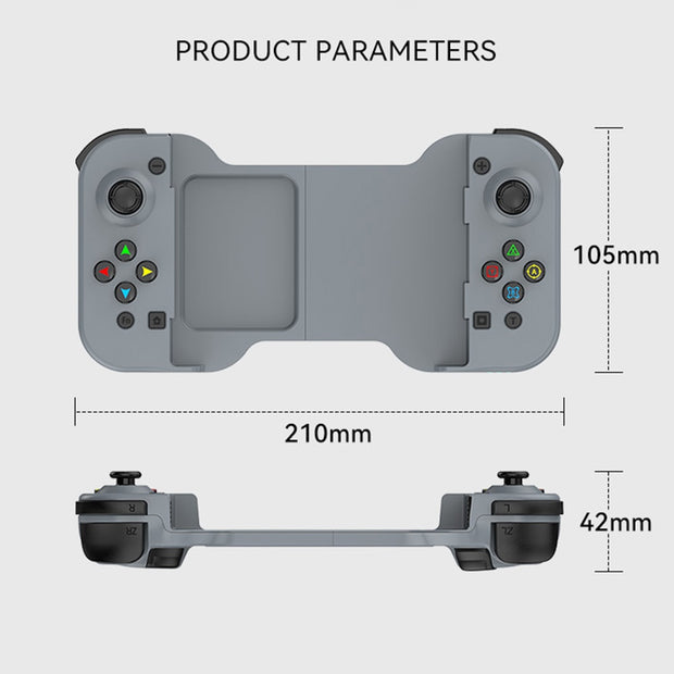 Bluetooth Game Controller 6-axis Gyroscope Cellphone Gamepad Dual Vibration Motor for NS Switch for PS4 for PUBG Mobile Game 0 DailyAlertDeals   