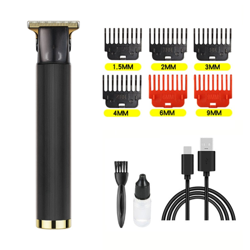 Hair Clipper Electric Clippers New Electric Men Retro T9 Style Buddha Head Carving Oil Head Scissors 18650 Battery Trimmer 0 DailyAlertDeals   