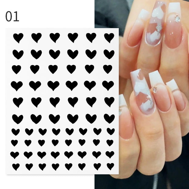 Nail Blue Butterfly Stickers Flowers Leaves Self Adhesive Decals 3D Transfer Sliders Wraps Manicure Foils DIY Decorations Tips 0 DailyAlertDeals A01  