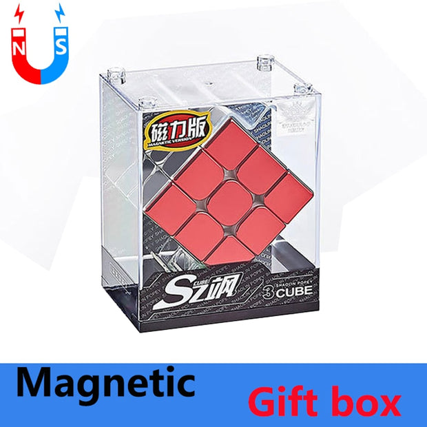 Cyclone Boys Plating 3x3x3 2x2 Magnetic Magic Cube 3x3 Professional Speed Puzzle 3×3 2×2 Children&#39;s Fidget Toy 3×3×3 Magnet Cubo 0 DailyAlertDeals Magnet 3x3 Gift box  