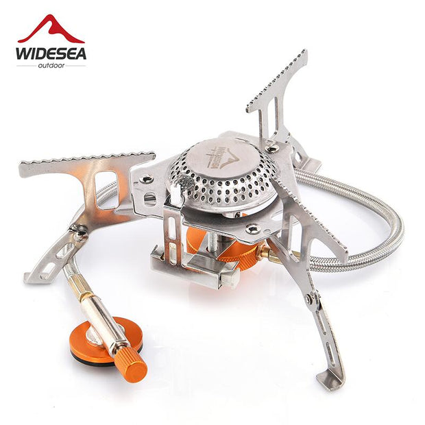 Camping Gas Stove Outdoor Tourist Burner Strong Fire Heater Tourism Cooker Survival Furnace Supplies Equipment Picnic Gas Stove for camping DailyAlertDeals   