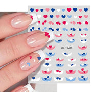 Purple Heart Love Design 3D Nail Sticker English Letter Stickers Face Pattern Trasnfer Sliders Valentine Nail Art Decoration 0 DailyAlertDeals 1920  