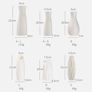Home Nordic Plastic Vase Simple Small Fresh Flower Pot Storage Bottle for Flowers Living Room Modern Home Decoration Ornaments Vases DailyAlertDeals   