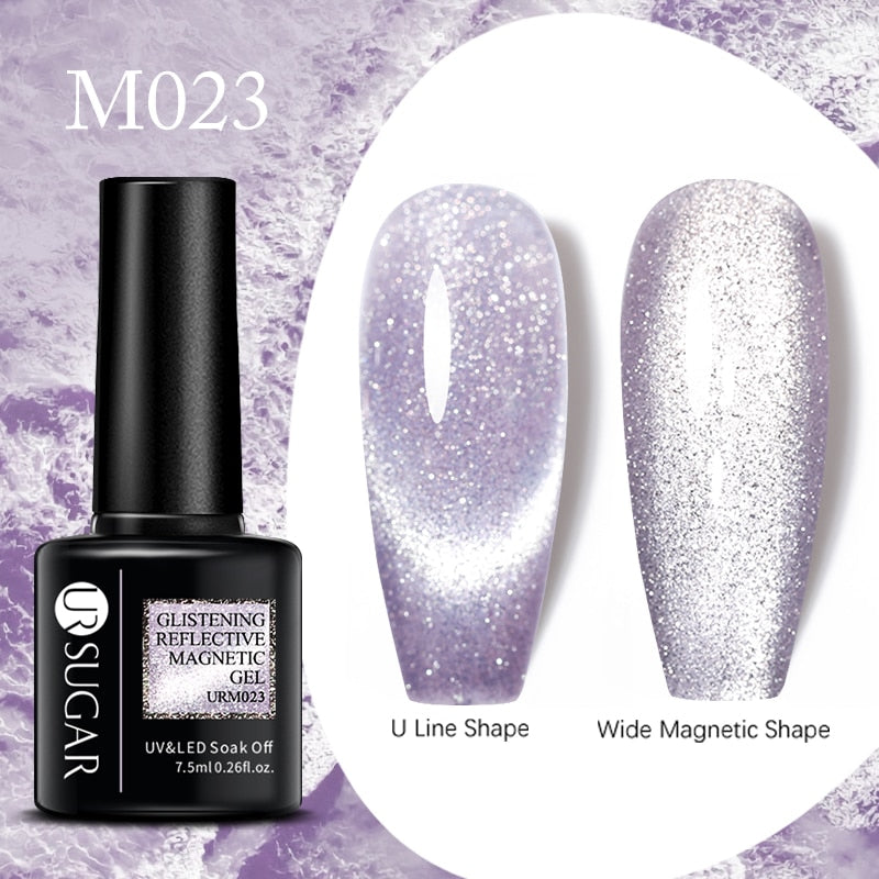 UR SUGAR Sparkling Gel Nail Polish Reflective Glitter Nail Gel Semi Permanent Nail Art Varnish For Manicures Need Base Top Coat 0 DailyAlertDeals