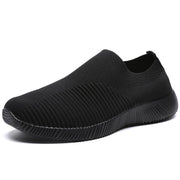 Rimocy Plus Size 46 Breathable Mesh Platform Sneakers Women Slip on Soft Ladies Casual Running Shoes Woman Knit Sock Shoes Flats  DailyAlertDeals 826black 35 