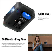 AUN MINI Projector Smart TV WIFI Portable Home Theater Cinema Battery Sync Phone Beamer LED Projectors for 4k Movie A30 Series 0 DailyAlertDeals   