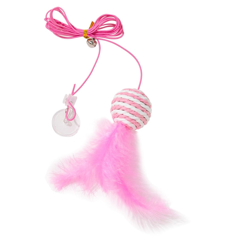 Interactive Hanging Cat Toy Simulation Cat Toy Funny Self-hey Interactive Toy for Kitten Playing Teaser Wand Toy Cat Supplies Hanging Cat Toy DailyAlertDeals s 23 CN 