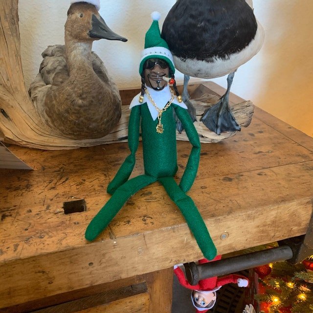 Snoop on A Stoop Christmas Elf Doll on the shelf Home Decoration New Year Christmas Gift Toy Christmas elf doll DailyAlertDeals   