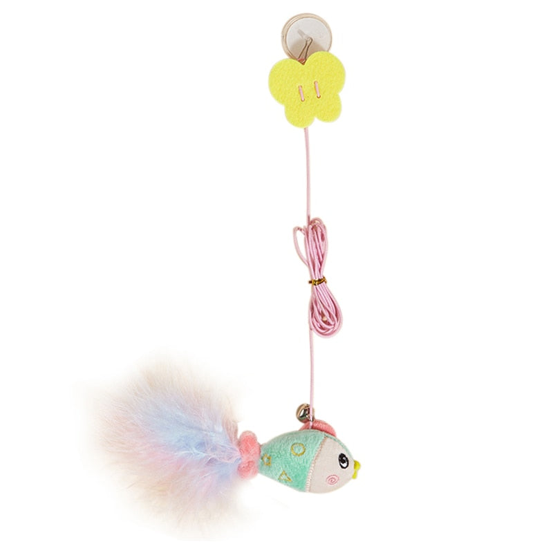 Interactive Hanging Cat Toy Simulation Cat Toy Funny Self-hey Interactive Toy for Kitten Playing Teaser Wand Toy Cat Supplies Hanging Cat Toy DailyAlertDeals s 22 CN 