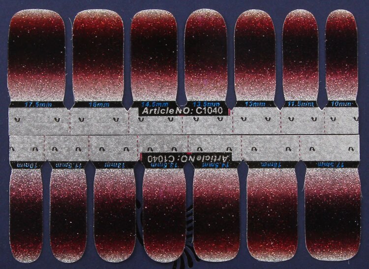 1sheet Korean Nail Polish Strips DIY Waterproof Nail Wraps Mixed Patterns Full Nail Patch Adhesive for Women Nail Art Stickers nail decal sticker DailyAlertDeals C1040  