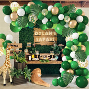 Green Balloon Garland Arch Kit Jungle Safari Party Baloon Wild One Birthday Party Decor Kids Baby Shower Latex Ballon Chain 0 DailyAlertDeals   